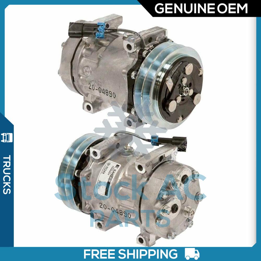 NEW SANDEN OEM A/C COMPRESSOR FOR VOLVO VNL SERIES / VOLVO TRUCK ANY - Qualy Air