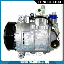 Cargar imagen en el visor de la galería, A/C Compressor OEM Denso 7SEU16C for Mercedes-Benz C230, CL500, CL55 AMG, ... QR - Qualy Air
