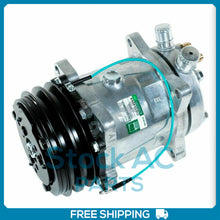 Cargar imagen en el visor de la galería, A/C Compressor Sanden SD508 &amp; H14 Premium Line - 24V - 2A Groove - 9537 - Qualy Air