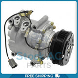 New A/C Compressor for Honda Civic 1.7L - 2001 to 05 / Honda Prelude 1997 to 01