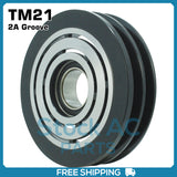 New A/C Compressor Pulley fits TM21 - 2A Groove