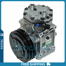 Cargar imagen en el visor de la galería, New AC Compressor York 210 for Freightliner / Kenworth / Peterbilt - 2509450C91 - Qualy Air